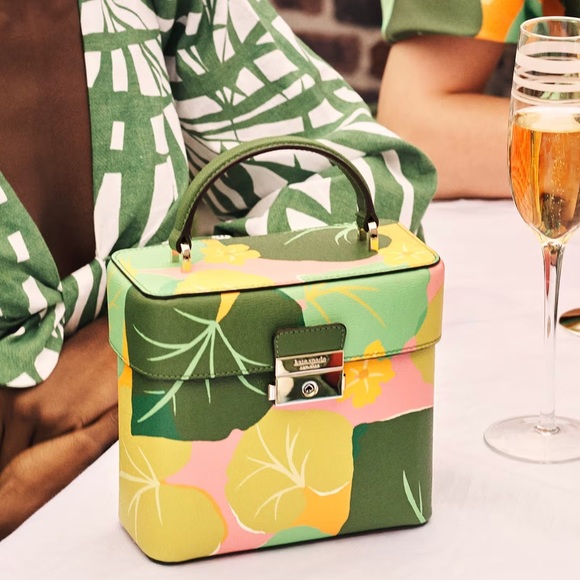 Kate Spade voyage cucumber floral small top-handle crossbody - Picture 7 of 7